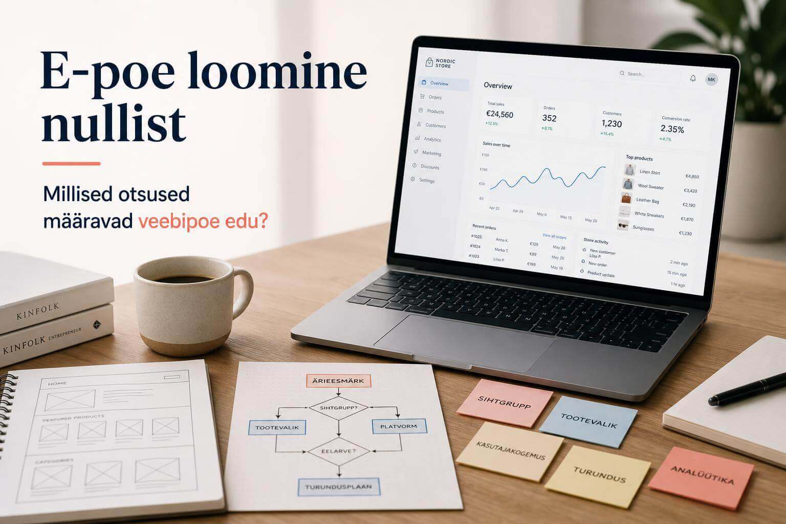e-poe loomine ja e-poe tegemine